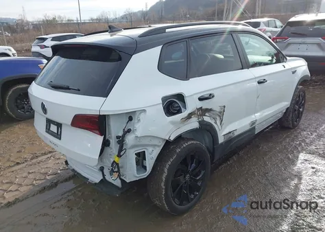 2024 Volkswagen Taos 1.5T Se Black from USA, damaged, VIN 3VVJX7B24RM124386